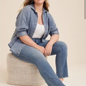 Maurices Classic Mid Rise Slim Straight Jean